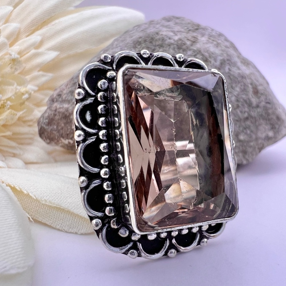 SALE- MORGANITE RING - Picture 12 of 14